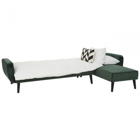 Serene 3 Seat Green Sofa Bed, Green