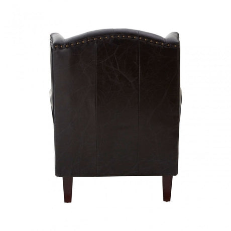 Victor Black Scroll Armchair, Black