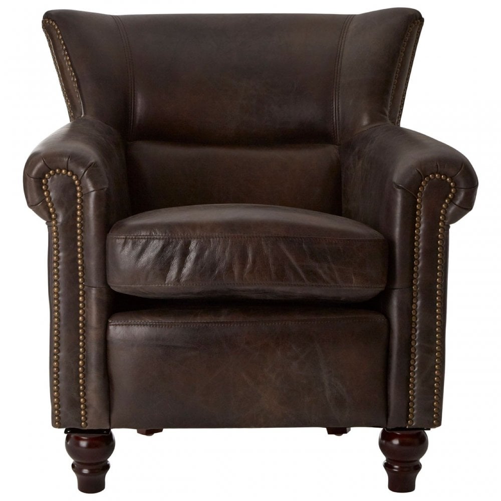 Victor Dark Grey Scroll Armchair