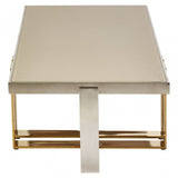 Demas Coffee Table, Silver