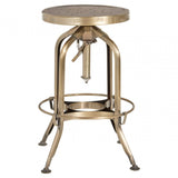 Gator Brass Adjustable Stool, Brass