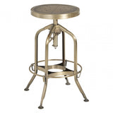 Gator Brass Adjustable Stool, Brass