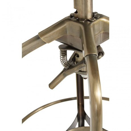 Gator Brass Adjustable Stool, Brass