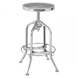 Gator Silver Adjustable Stool, Silver