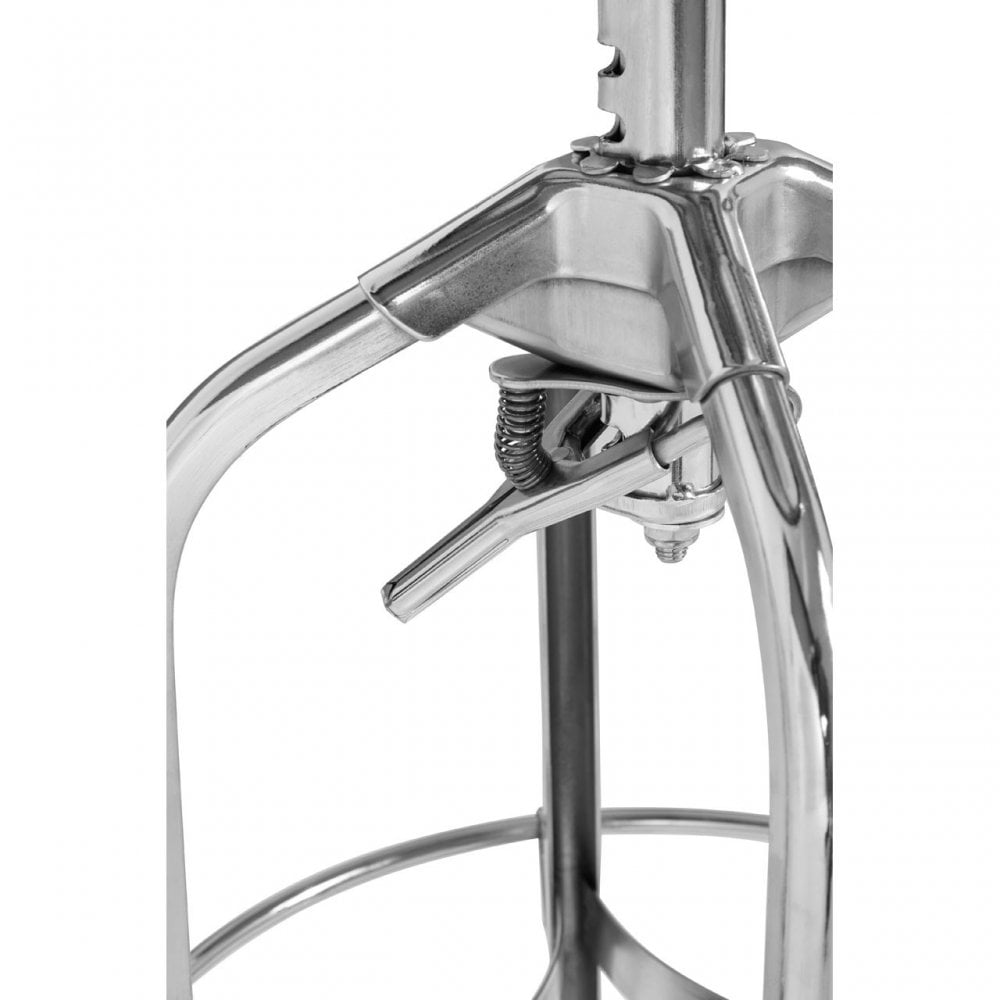 Gator Silver Adjustable Stool, Silver