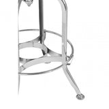 Gator Silver Adjustable Stool, Silver