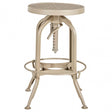 Gator Champagne Finish Adjustable Stool, Champagne
