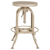 Gator Champagne Finish Adjustable Stool, Champagne