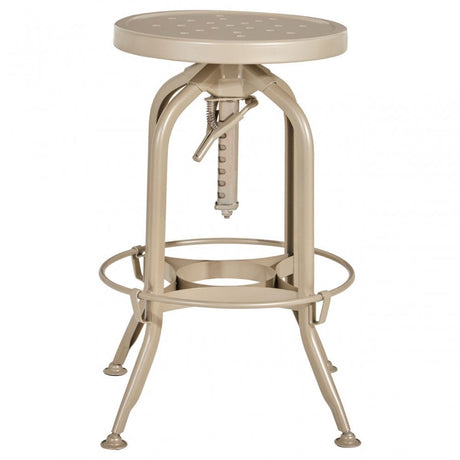 Gator Champagne Finish Adjustable Stool, Champagne