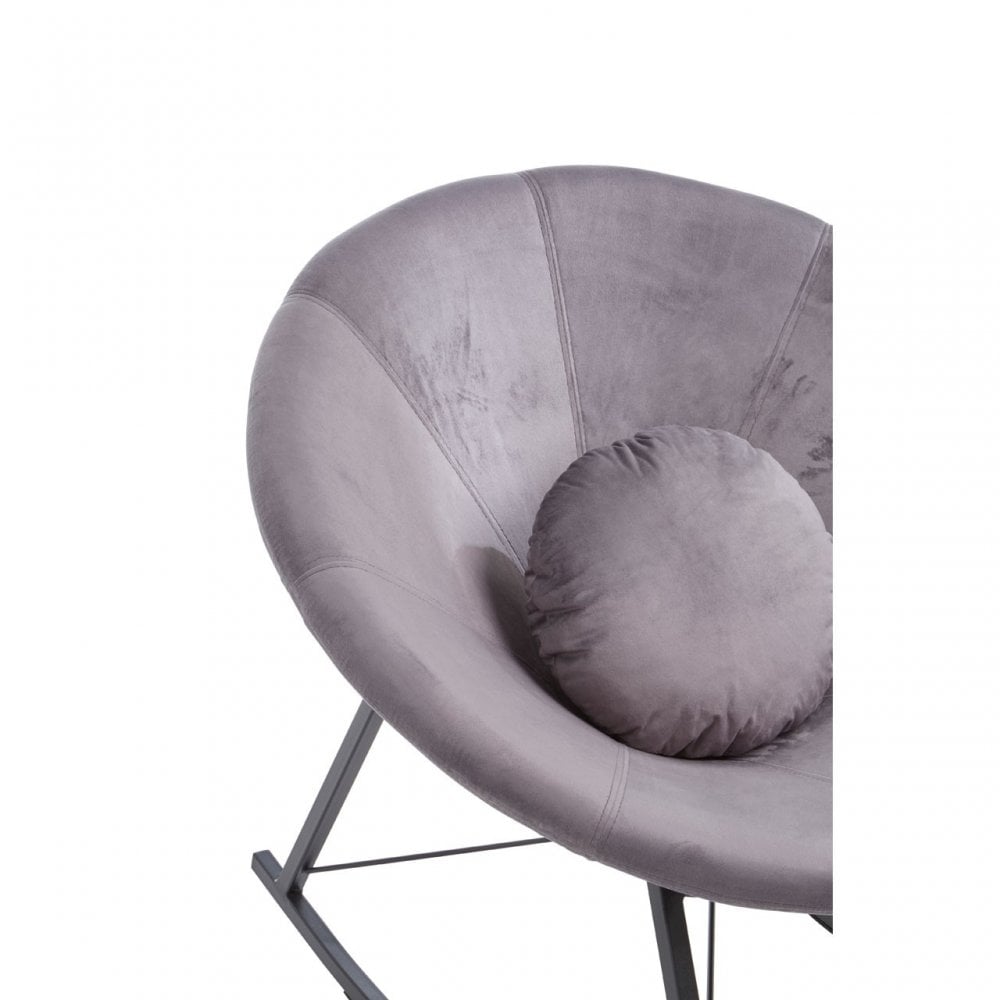 Arto Grey Rocking Chair, Grey