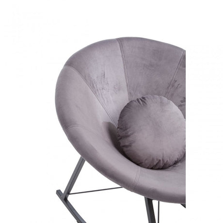 Arto Grey Rocking Chair, Grey