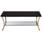 Kensington Townhouse Black Coffee Table, Black