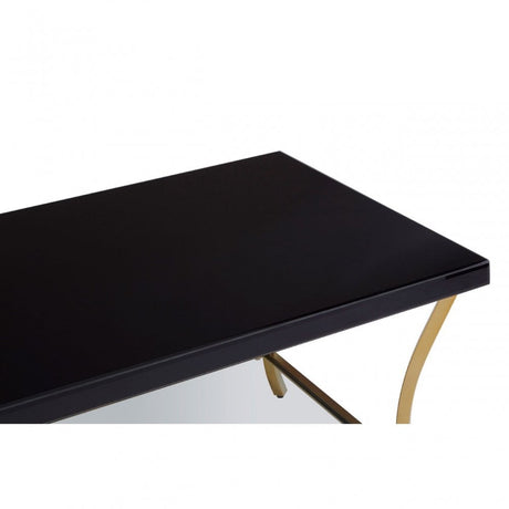 Kensington Townhouse Black Coffee Table, Black