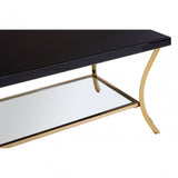 Kensington Townhouse Black Coffee Table, Black