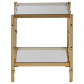 Kensington Townhouse Knop Square Table, Gold