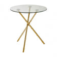 Kensington Townhouse Knop Legs Side Table, Gold