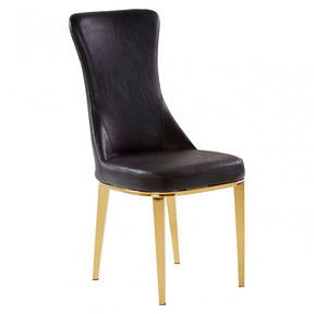 Forli Black Dining Chair, Black