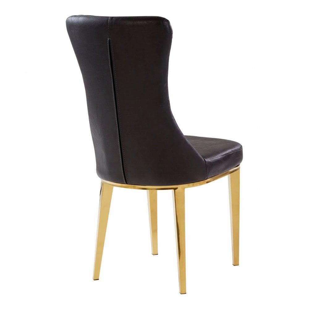 Forli Black Dining Chair, Black