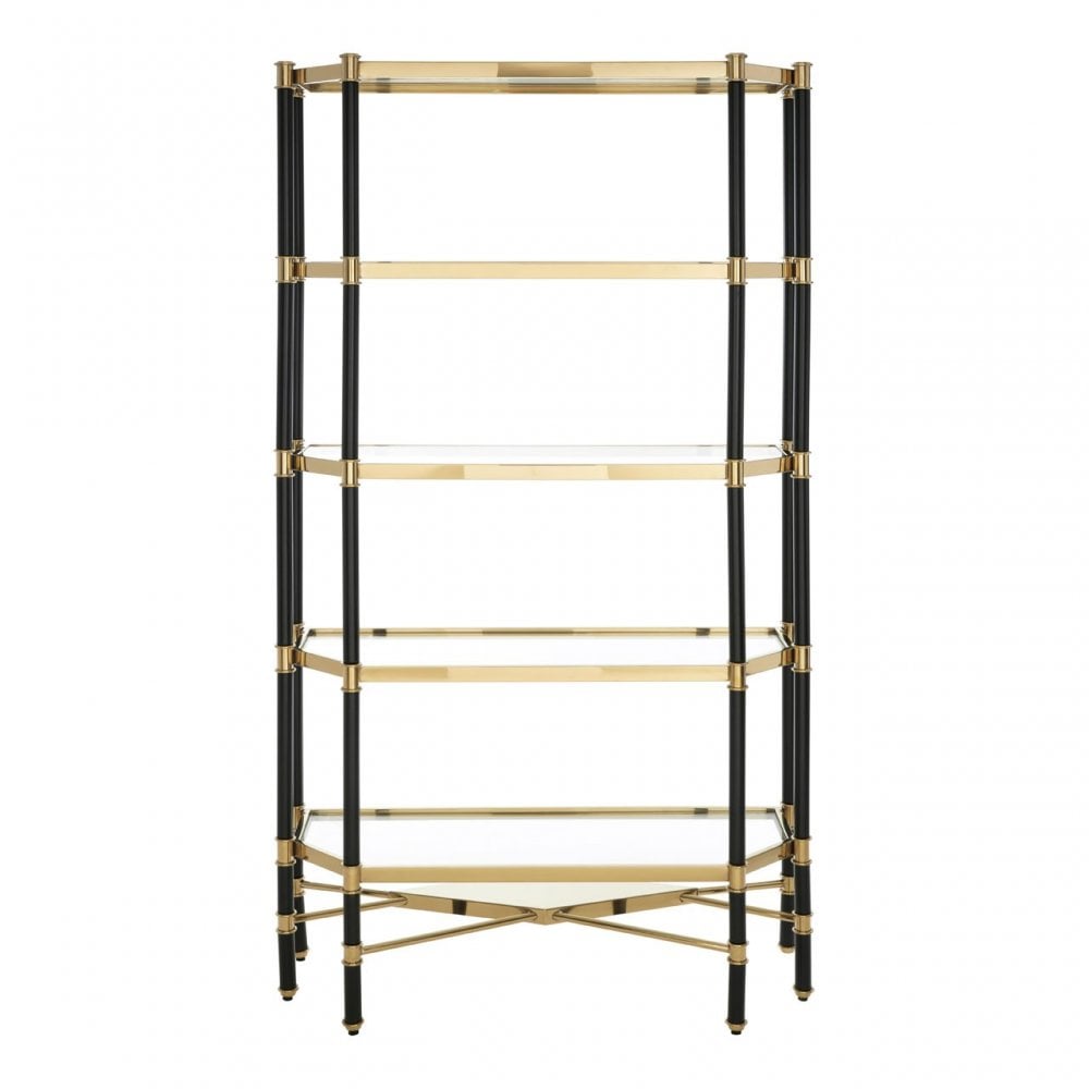 Allessi 5 Shelf With Champagne Detail, Clear