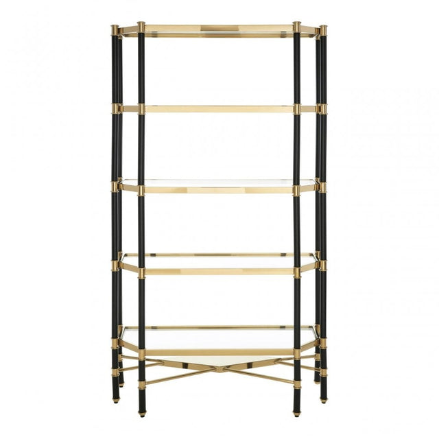 Allessi 5 Shelf With Champagne Detail, Clear