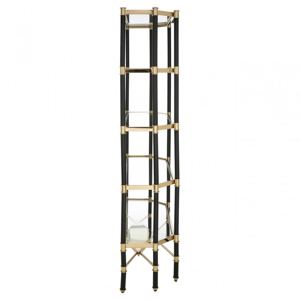 Allessi 5 Shelf With Champagne Detail, Clear