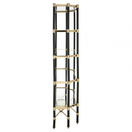 Allessi 5 Shelf With Champagne Detail, Clear