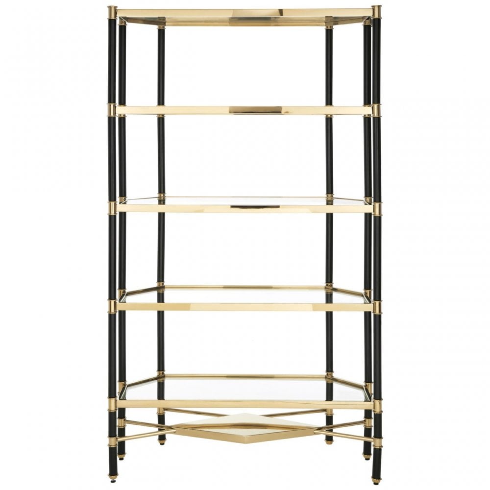 Allessi 5 Shelf With Champagne Detail, Clear