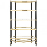 Allessi 5 Shelf With Champagne Detail, Clear