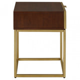 Kempton End Table, Brown