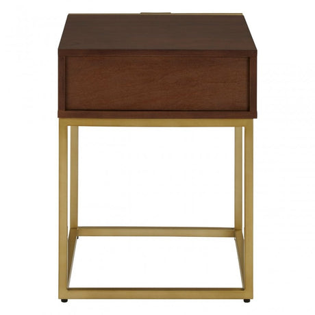 Kempton End Table, Brown