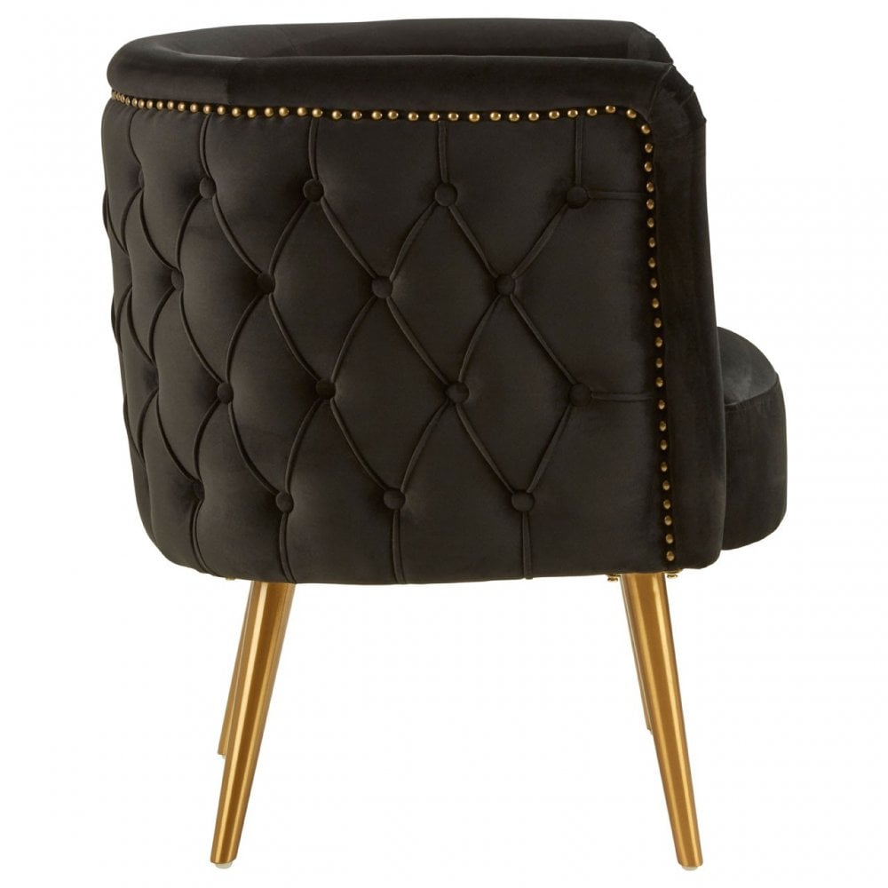 Manhattan Black Tub Chair, Black