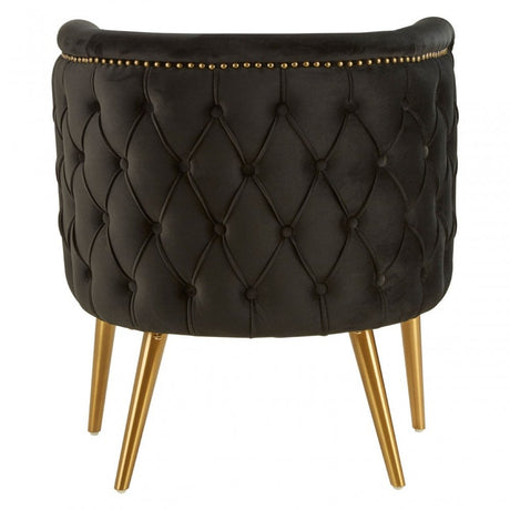 Manhattan Black Tub Chair, Black