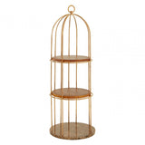 Horizon Small Cage Design Bookshelf, Rose Gold