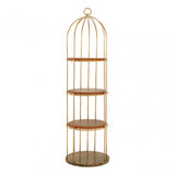Horizon Large Cage Design Bookshelf, Rose Gold