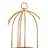 Horizon Large Cage Design Bookshelf, Rose Gold