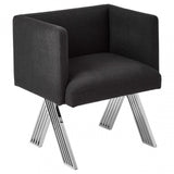 Piermount Black Dining Chair, Black
