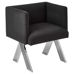 Piermount Black Dining Chair, Black