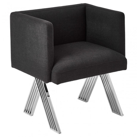 Piermount Black Dining Chair, Black