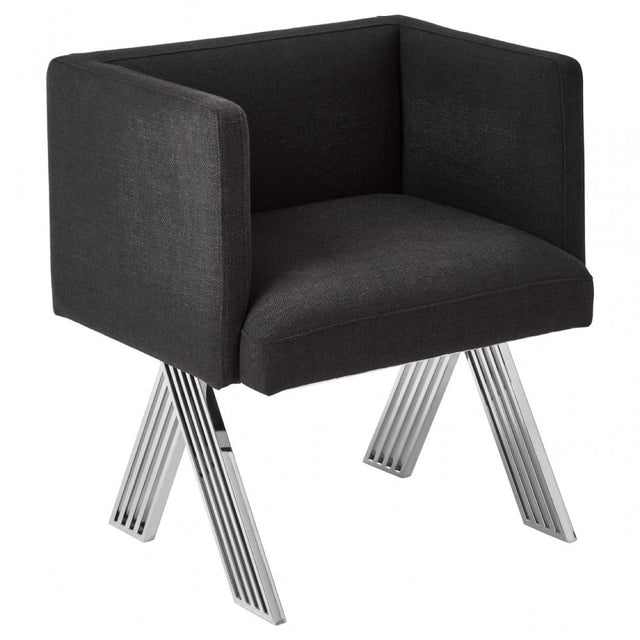 Piermount Black Dining Chair, Black