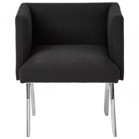 Piermount Black Dining Chair, Black