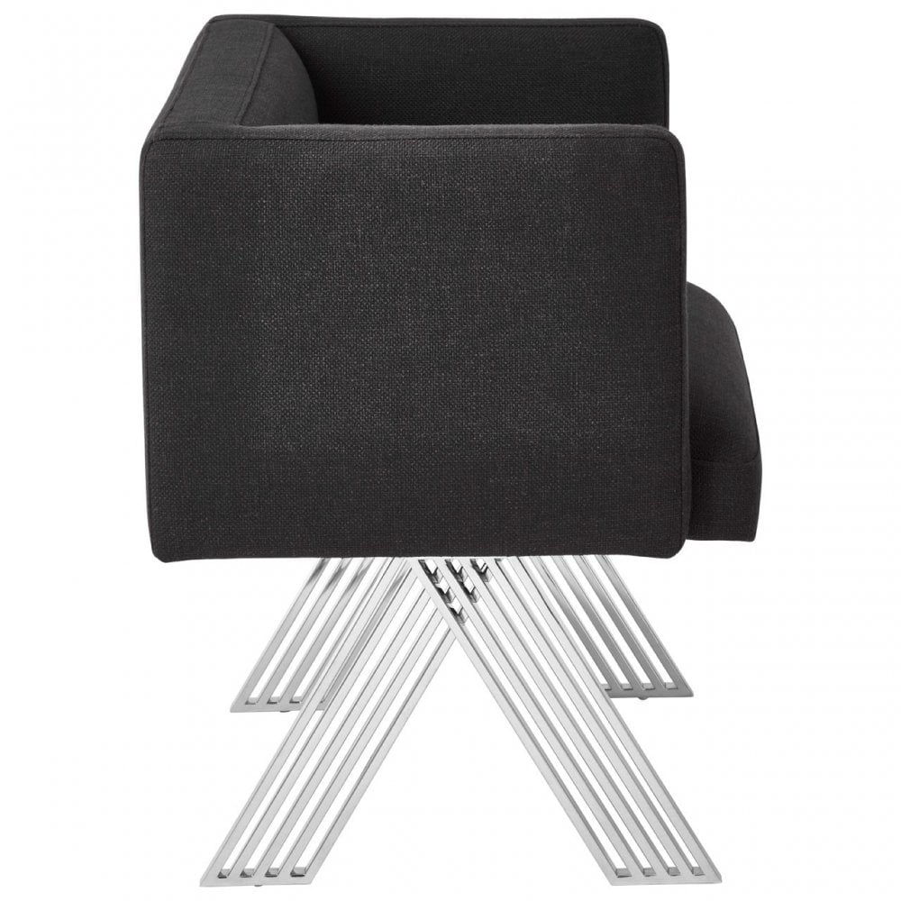 Piermount Black Dining Chair, Black