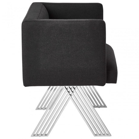Piermount Black Dining Chair, Black