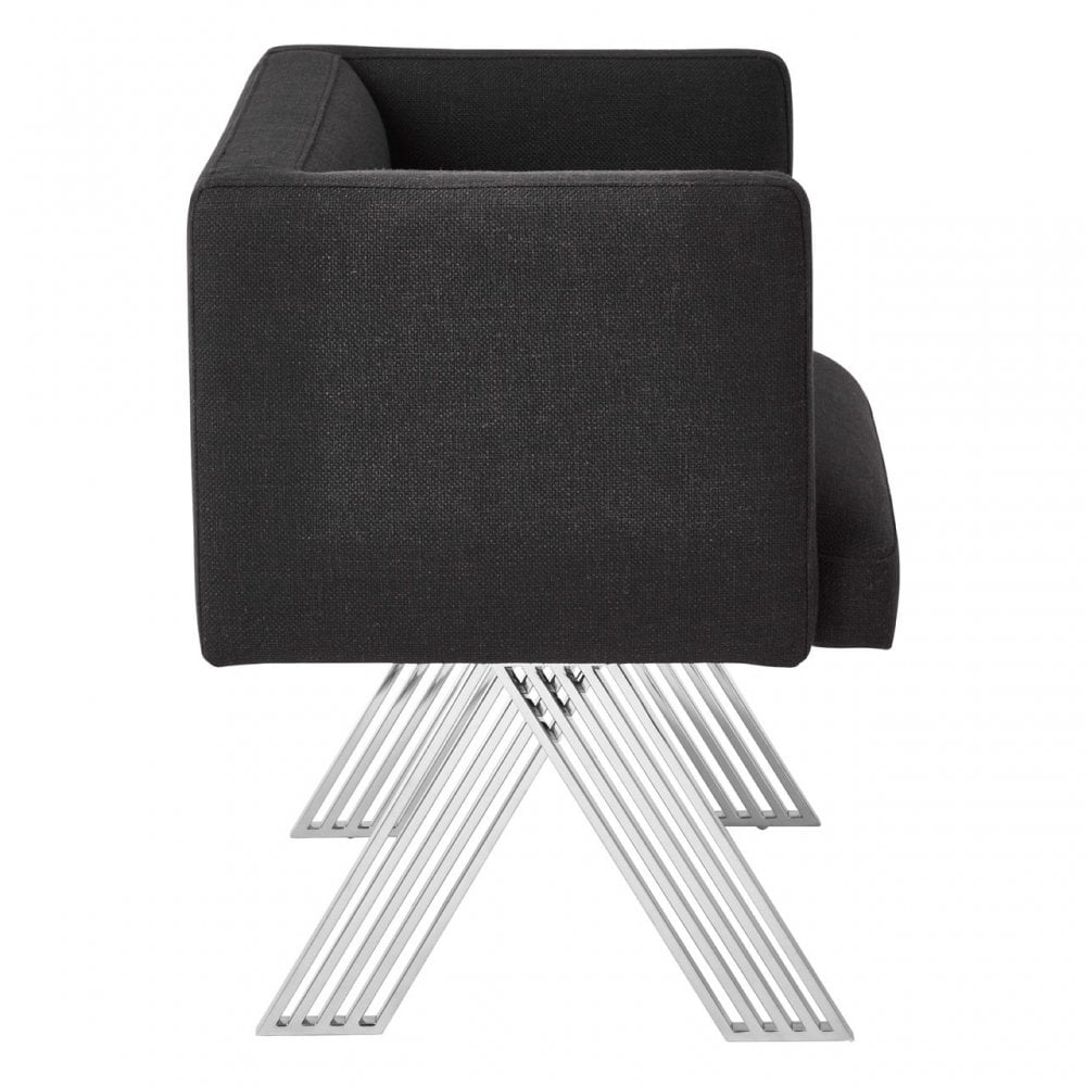 Piermount Black Dining Chair, Black