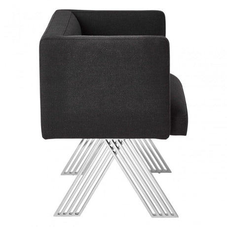 Piermount Black Dining Chair, Black