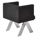 Piermount Black Dining Chair, Black