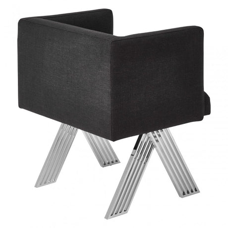 Piermount Black Dining Chair, Black