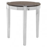 Piermount Round End Table, Grey