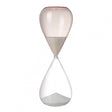 Sandtimer Pink/White H355x115mm Glass