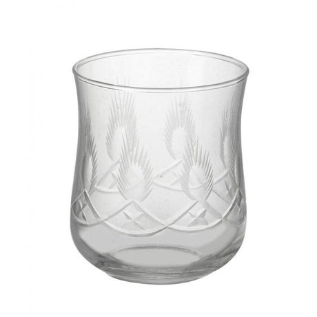 Glass Drinking Violet H80x70mm Gls Clr