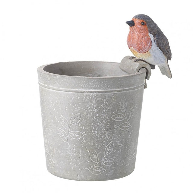 Robin Pothanger & Planter Set H130x135mm